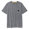 T-shirt de travail CAT pour homme, coupe résistante 1010244 - Gris