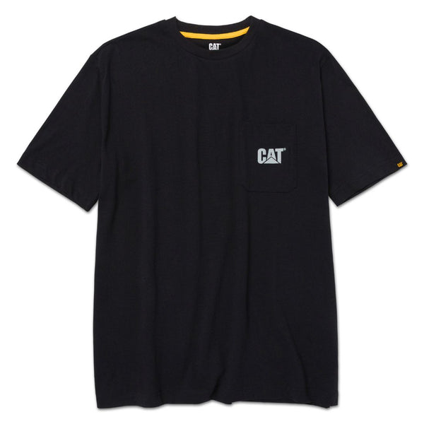 T-shirt de travail CAT pour homme, coupe résistante 1010244 - Noir