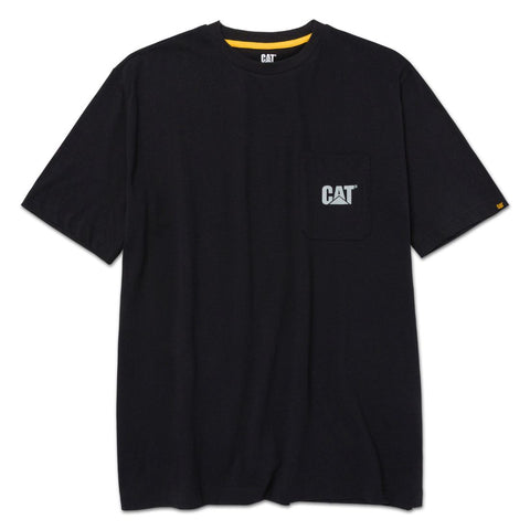 T-shirt de travail CAT pour homme, coupe résistante 1010244 - Noir