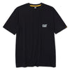 T-shirt de travail CAT pour homme, coupe résistante 1010244 - Noir