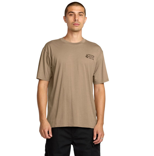 T-shirt de travail à manches courtes pour homme Volcom A5032504