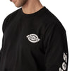 T-shirt de travail à manches longues Dickies Heavyweight Logo pour homme WL22C - Noir