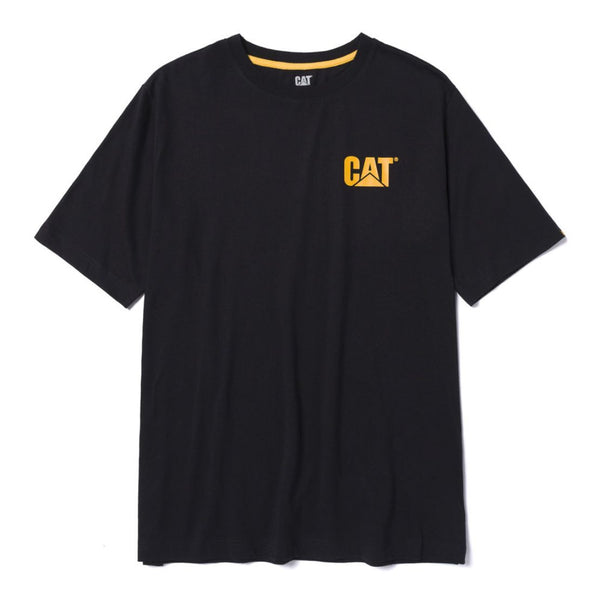 T-shirt graphique à manches courtes pour homme CAT 1010060 - Noir