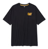 T-shirt graphique à manches courtes pour homme CAT 1010060 - Noir