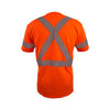 T-shirt réfléchissant haute visibilité à manches courtes Coolworks pour homme TS1103 - Orange