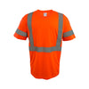 T-shirt réfléchissant haute visibilité à manches courtes Coolworks pour homme TS1103 - Orange