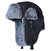 Tuque d'hiver aviateur Tough Duck pour hommes WA66 - Noir