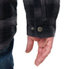 Veste-chemise à capuche matelassée pour homme Berne SH78PSBK - Noir