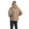 Veste à capuche doublée en sherpa délavée Berne pour homme HJ47