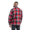 Veste chemise Berne Heartland pour hommes SH69PRE - Rouge