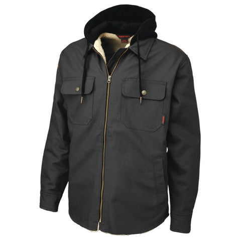 Veste de travail doublée Sherpa Tough Duck pour homme WS03 - Noir