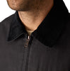 Veste de travail en toile de canard Dickies pour homme, doublée de tissu couverture A8DEV - Noir