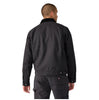 Veste de travail en toile de canard Dickies pour homme, doublée de tissu couverture A8DEV - Noir
