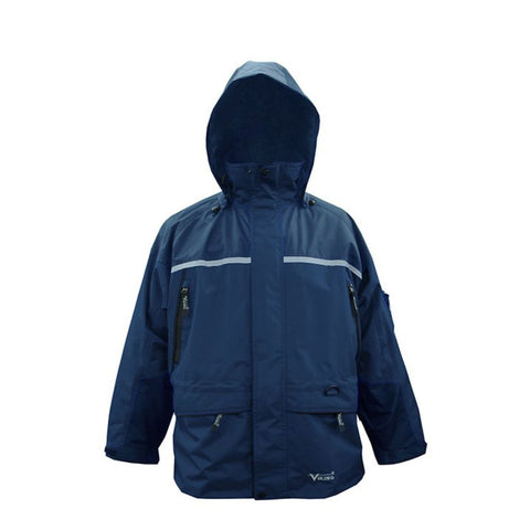 Veste isolée imperméable à trois zones Viking® Tempest® pour hommes - Marine