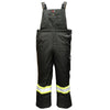 Combinaison de travail Viking ignifugée Journeyman 300D haute visibilité Ripstop, isolée pour congélation 3957FRP - Noir