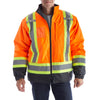 TERRA Veste d'hiver haute visibilité 7 en 1 pour hommes - 116501 - Orange
