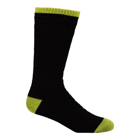 Chaussettes de travail en laine pour hommes Terra - Noir/Orange 2 paires