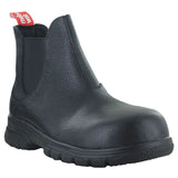 Botte de sécurité  enfilable Maddy Mellow Walk 446128 pour femmes, à cap de composite - Noir