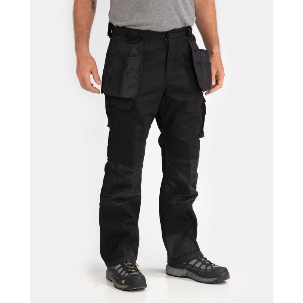 Siege 307 SITE KING Mens Black Action Work Trousers Knee Pad