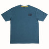 CAT T-shirt de travail à manches courtes avec logo - Bleu 7010045
