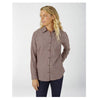 Chemise de travail en flanelle à carreaux à manches longues pour femmes FL075 - Chevron