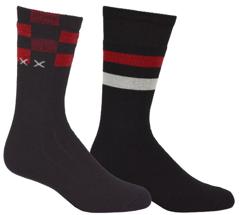 Chaussettes de travail Kodiak en mélange de laine pour hommes 2PK - Rouge 536773