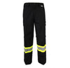 Pantalon de travail Coolworks cargo ventilé à haute visibilité pour hommes - CW2 noir