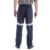 Pantalon de travail Coolworks cargo ventilé à haute visibilité pour hommes CW2NVR - Marine