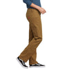 Dickies Pantalon de travail de charpentier extensible à double genou avant pour femme FD2500RBD - marron
