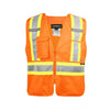 Gilet Terra Hi-Vis avec fermeture éclair sur le devant - Orange 116585OR