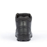 Botte de travail en cuir P&F S559 de 6 po pour femmes à embout d'acier - Noir