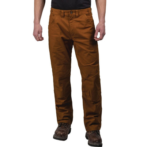 Pantalon de travail Walls Duck Ditchdigger toutes saisons en sergé à double genou pour hommes YP96 - Ambre