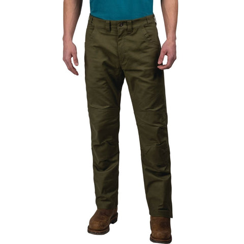 Pantalon de travail Walls Duck Ditchdigger toutes saisons en sergé à double genou pour hommes YP96 - Vert