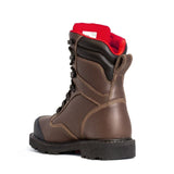 Royer Revolt 8 po Botte de sécurité imperméable à bout composite pour hommes avec Vibram - Brun 8920RT