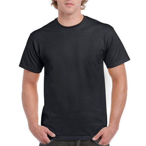 T-shirt à manches courtes et col ras du cou Gildan G500 pour hommes - NOIR