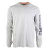 T-shirt à manches longues Timberland PRO Core Logo pour hommes - Gris