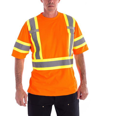 T-Shirt de Travail à Manche Courte Terra Hi-Vis - Orange