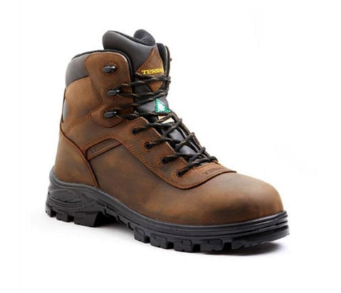 Botte de sécurité Quinton Terra de 6po pour hommes, à cap de composite - brun