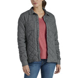 Veste-chemise matelassée pour femmes Dickies - Gris à chevrons FJ075ATH