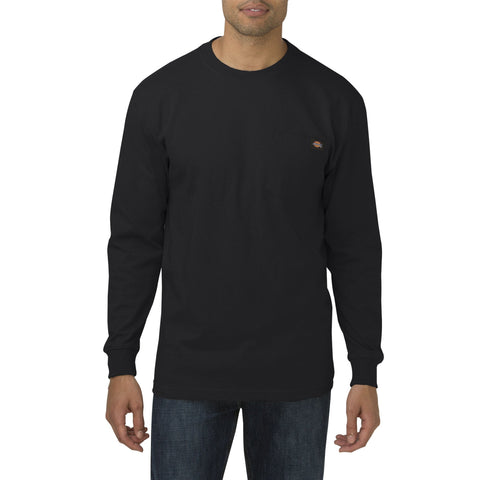 T-shirt à manches longues et poche Dickies pour homme, modèle WL450 - Noir