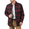 Veste chemise en flanelle stretch doublée Sherpa Lone Oak Walls YJ933 - Rouge