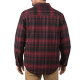 Veste chemise en flanelle stretch doublée Sherpa Lone Oak Walls YJ933 - Rouge