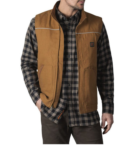 Veste de travail en super toile doublée pour hommes YE869PC9
