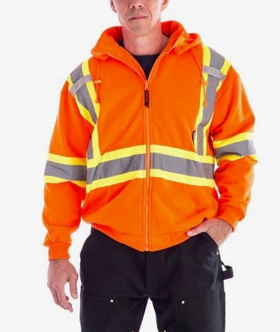 Terra veste de travail en polaire polyester haute visibilité 116506OR - Orange